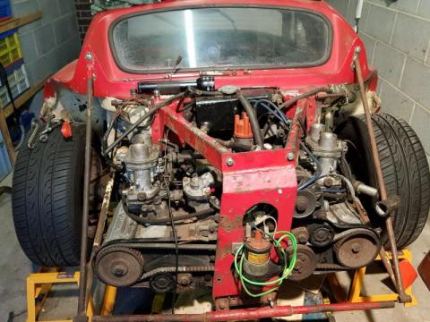 Picture of Davrian with new engine 